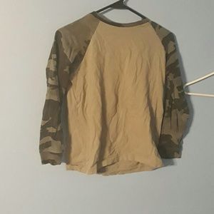 Camo/green shirt, LG (10-12)